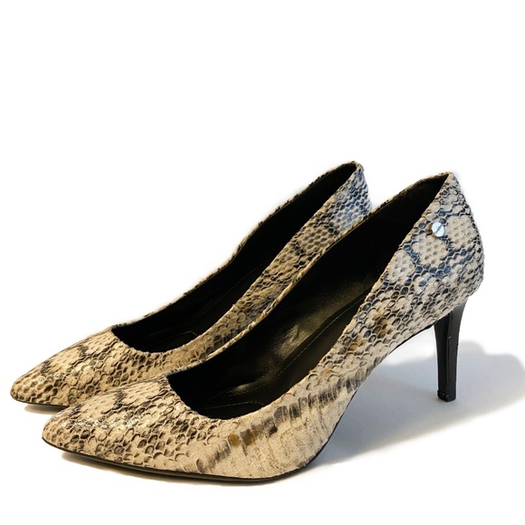 Calvin Klein Snakeskin Heels - Picture 2 of 4